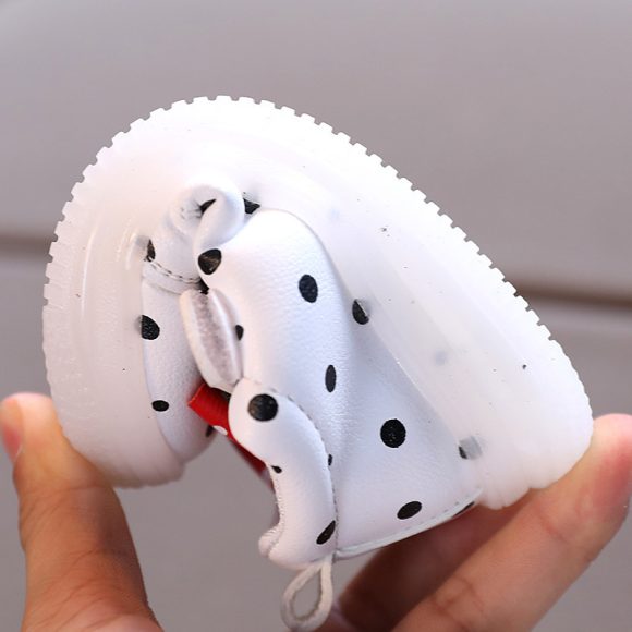 Light-up Shoes Girls Bowknot LED Light-up Shoes Breathable Baby Girls Shoes - Image 3