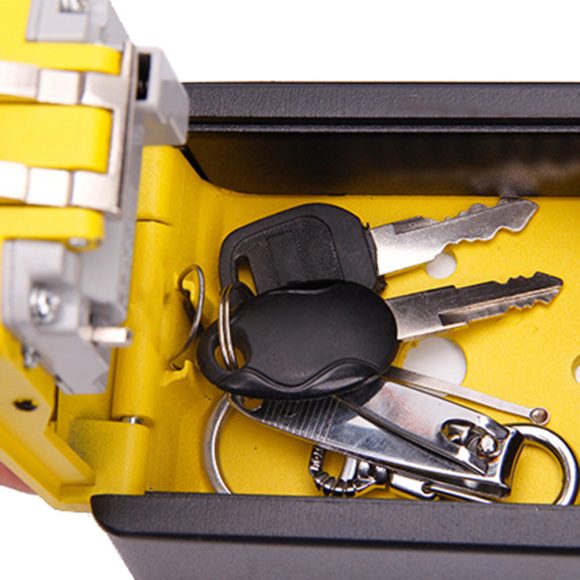 Wall Mounted 4 Digit Combination Password Code Lock Safe Key Storage Holder Box - Image 8