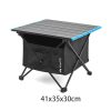Folding Table And Chair Outdoor Portable Light Picnic Table And Chair Self Driving Outdoor Aluminum Alloy Car Camping Table - Image 2