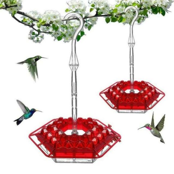New Flower Hexagonal Bird Feeder Sensation Coneflower Bird Feeder - Image 5