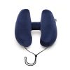 Hooded Travel Pillow H Shaped Inflatable Neck Pillow Folding Lightweight Nap Car Seat Office Airplane Sleeping Cushion Pillows - Image 10