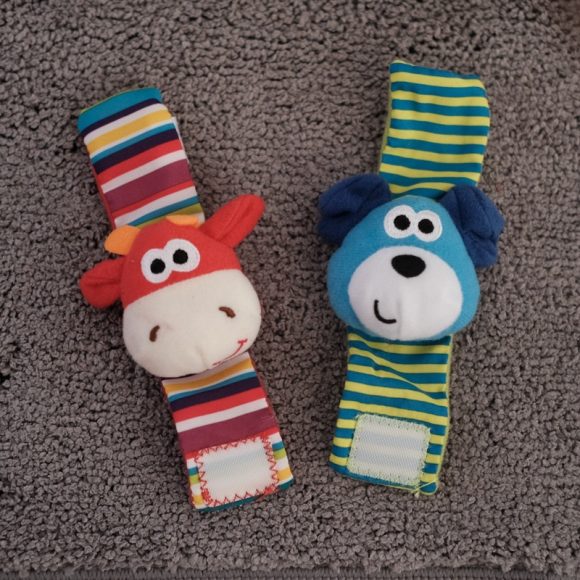 0-12 Months Soft Animal Rattle Infant Newborn Plush Sock Baby Toy Wrist Strap Baby Foot Socks - Image 4