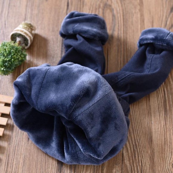 Boys' Casual Pants Korean Winter Long Pants, Big Kids Plus Cashmere Pants Trend - Image 5