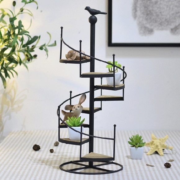 Balcony Garden Living Room Floor Succulent Potted Plant Shelf - Image 2