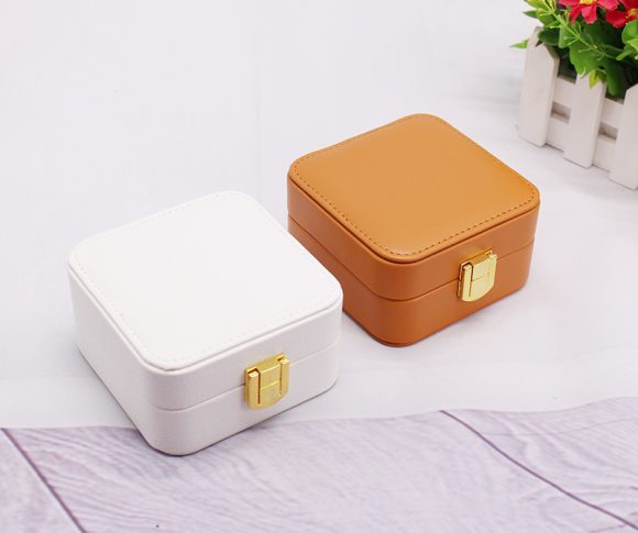 Earrings Jewelry Double Storage Box European Jewelry Box - Image 3