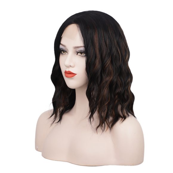 Front Lace Wig Curly Hair Short Curly Hair Fake - Image 2