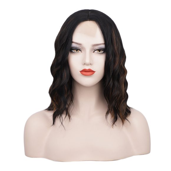 Front Lace Wig Curly Hair Short Curly Hair Fake - Image 6