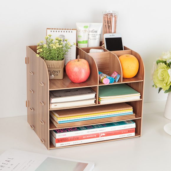 Office Desk Wooden Storage Box - Image 2