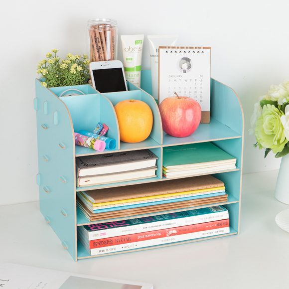 Office Desk Wooden Storage Box - Image 4
