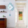 Personalized Digital Clock Fashion Wall Clock Wooden Creative Decorative Wall Watch - Image 6