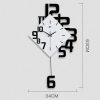 Personalized Digital Clock Fashion Wall Clock Wooden Creative Decorative Wall Watch - Image 7