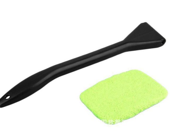 Car Window Cleaner Brush Kit Windshield Wiper Microfiber Wiper Cleaner Cleaning Brush Auto Cleaning Wash Tool With Long Handle - Image 4