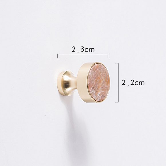 Original Marble Crystal Gold Pure Brass Handle Nordic Light - Image 10