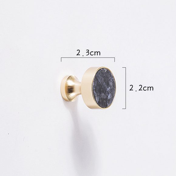 Original Marble Crystal Gold Pure Brass Handle Nordic Light - Image 4