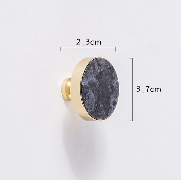Original Marble Crystal Gold Pure Brass Handle Nordic Light - Image 9
