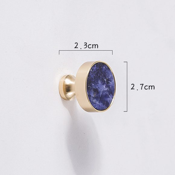 Original Marble Crystal Gold Pure Brass Handle Nordic Light - Image 5