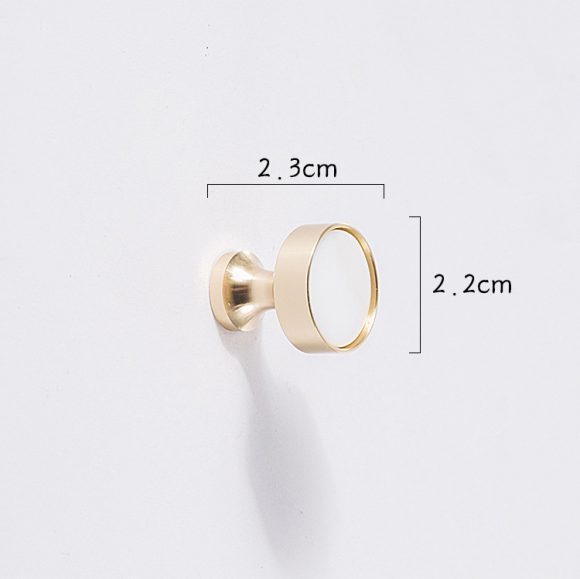 Original Marble Crystal Gold Pure Brass Handle Nordic Light - Image 6