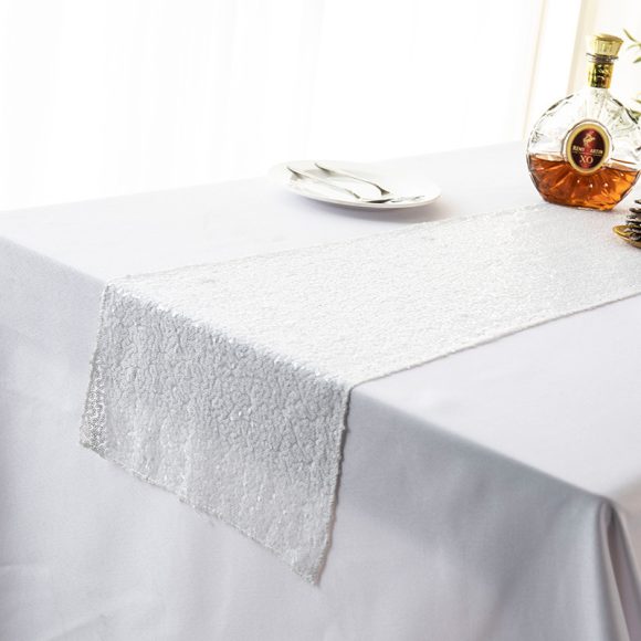 Gypsophila Embroidered Sequined Table Runner - Image 10