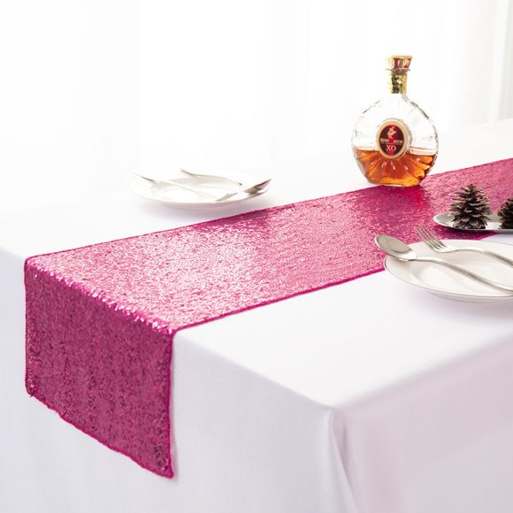 Gypsophila Embroidered Sequined Table Runner - Image 8
