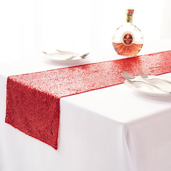 Gypsophila Embroidered Sequined Table Runner - Image 5