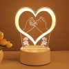 3D Lamp Acrylic USB LED Night Lights Neon Sign Lamp Xmas Home Decorations For Room Decor Valentines Day Gifts - Image 9