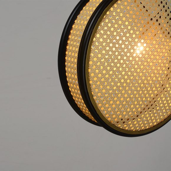 Creative Rattan Retro Lamps For Restaurant Chandelier - Image 6