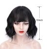 European And American Wigs Black Ladies Short Curly Hair Wig Set - Image 3