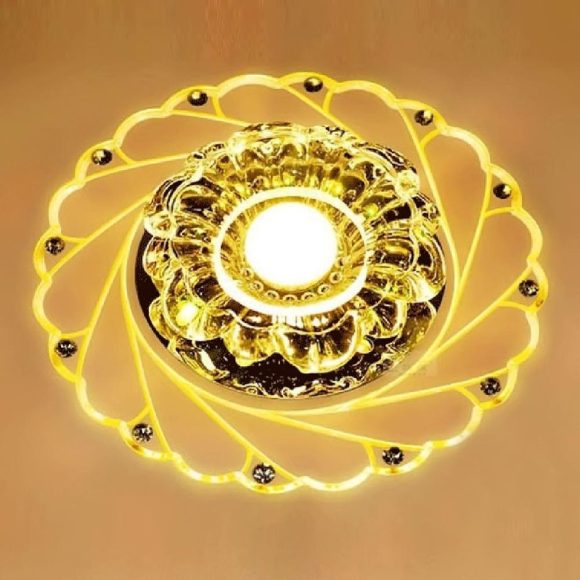 Led Crystal Aisle Light Modern Minimalist Corridor Aisle Light Porch Ceiling Light - Image 5