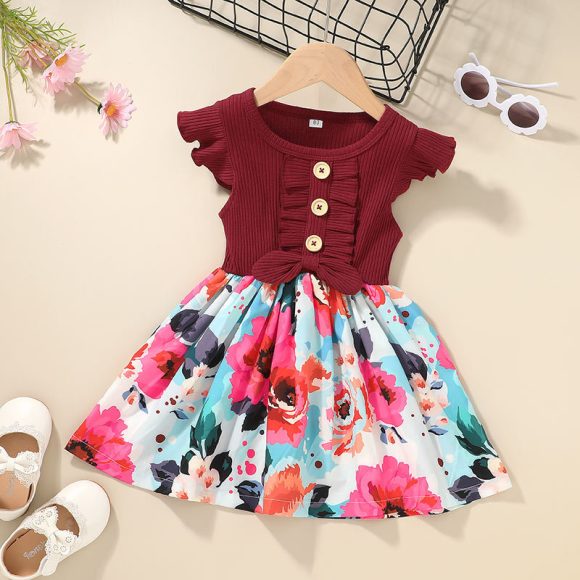 Toddler Kids Baby Girls Clothes Summer Girls Dress - Image 5