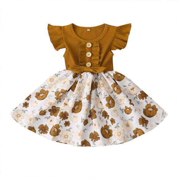 Toddler Kids Baby Girls Clothes Summer Girls Dress - Image 4