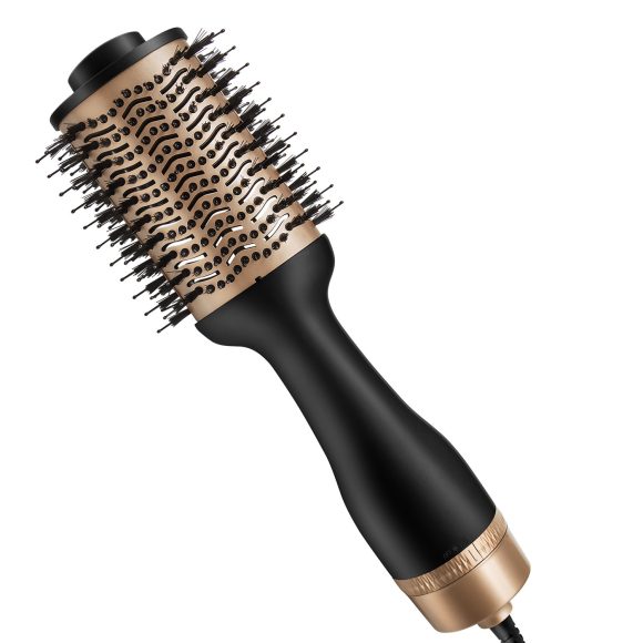 Multifunctional Hot Air Comb Amazon Cross-Border Three-In-One Hair Dryer Curler Straight Hair Comb Styling Comb - Image 2