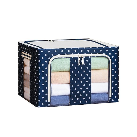 Polka Dot Oxford Cloth Storage Box Fabric Storage Bag - Image 7