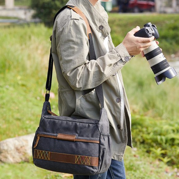 SLR Camera Bag Shoulder Waterproof Convenient Messenger Camera Bag - Image 3