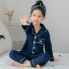 Children's Clothing Girls Cute Printing Long-sleeved Home Wear, Big Children's Thin Cotton Pajamas Set - Image 4