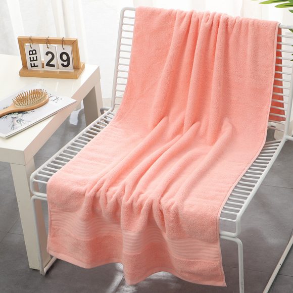 Pure Cotton 500g Bath Towel Thickened Soft Absorbent Hotel Beauty Salon Gift Large Towel Manufacturer Wholesale Custom Logo - Image 3
