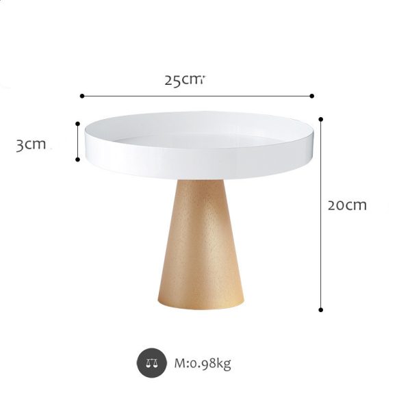 Ins Style Cake Tray Nordic Style Photo Prop Tray Wedding Dessert Table Cake Stand Tall Jewelry Tray - Image 7