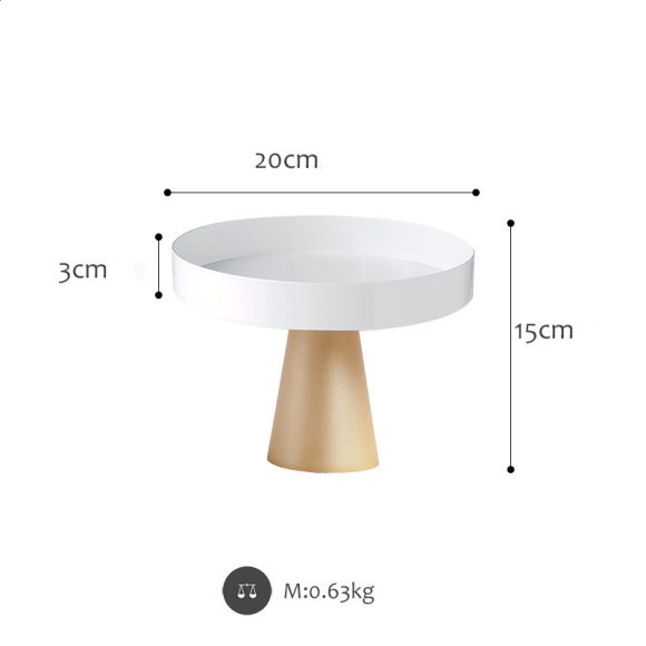 Ins Style Cake Tray Nordic Style Photo Prop Tray Wedding Dessert Table Cake Stand Tall Jewelry Tray - Image 2