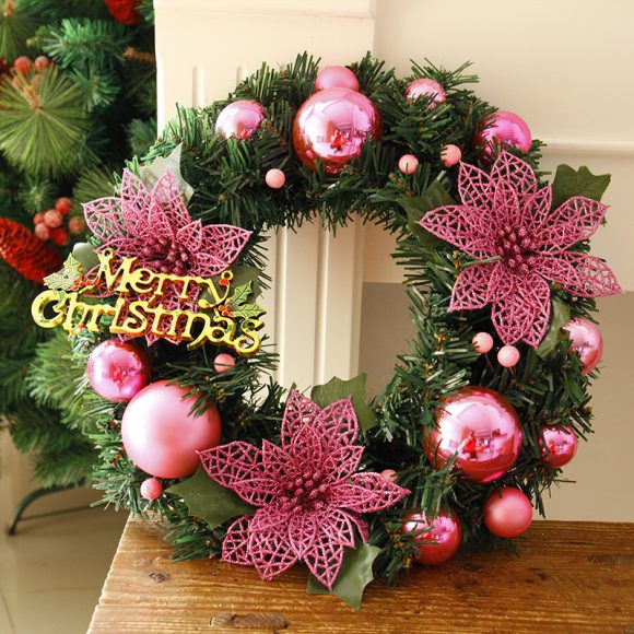 Christmas Decorations Christmas Wreath Home Decor For Home Garden Decorations Mall Door Decoration - Image 4