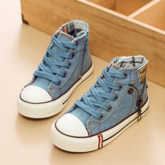 Autumn Expert Skill Children Casual Shoes Boys Girls Sport Shoes Breathable Denim Sneakers Kids Canvas Shoes Baby Boots - Image 4