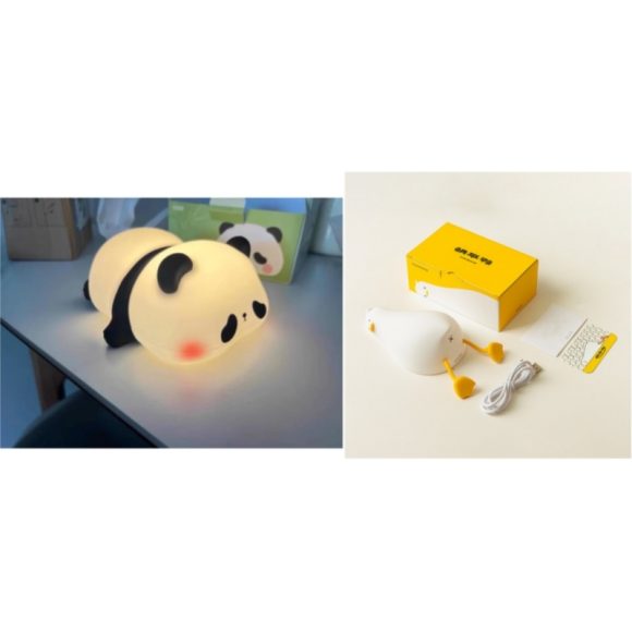 Cute Silicone Night Lights Sheep Cartoon Bedroom Lamp For Children's Room Decor Rechargeable Timing Dimming Sleep Night Light - Image 8