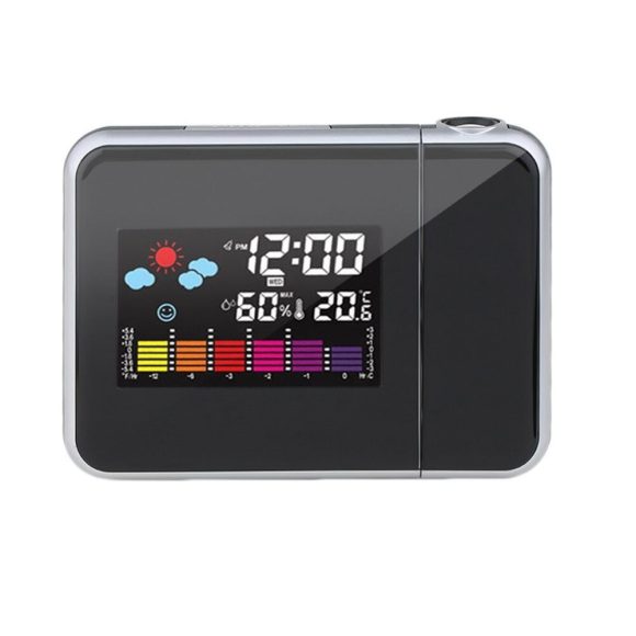 Black digital projection alarm cloc - Image 3