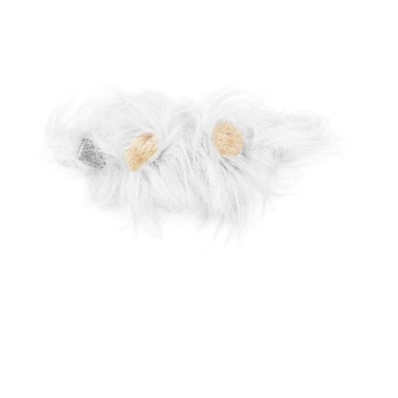Funny Pet Hat For Small Dogs Cats Hat Emulation Lion Hair Mane Ears Head Cap Scarf Pet Halloween Festival Costume - Image 9