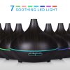 Creative Home Appliance Full Wood Grain Remote Control Aromatherapy Lamp - Image 7