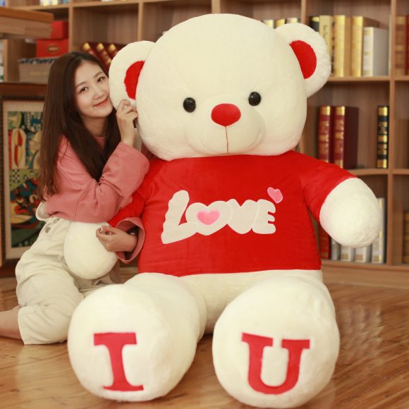 Heart Bear Pillow Plush Toy Valentine's Day Gift - Image 7