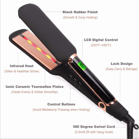 Infrared hair straightener - Image 2