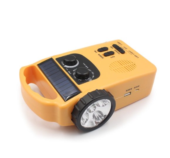 Hand-cranked radio emergency light - Image 3