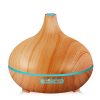 Creative Home Appliance Full Wood Grain Remote Control Aromatherapy Lamp - Image 9