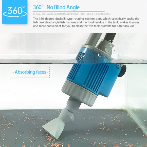 Fish Tank Gravel Cleaner - Aquarium Sand Electric Vacuum - Image 10