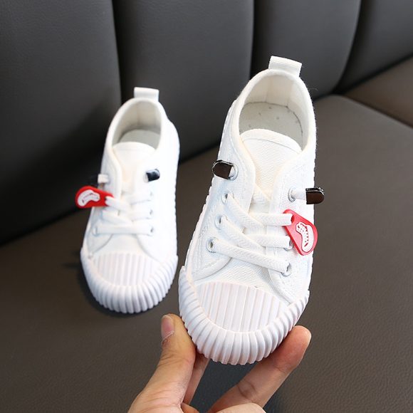 Autumn Korean Style Children's Candy-colored Canvas Shoes - Image 9