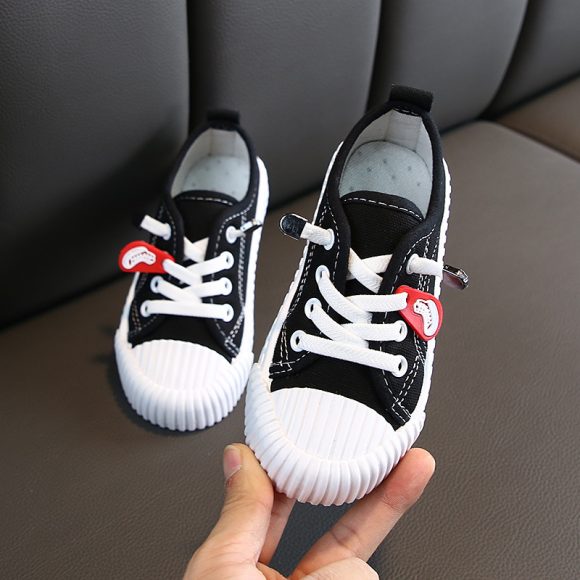 Autumn Korean Style Children's Candy-colored Canvas Shoes - Image 4